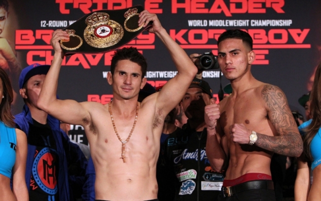Herrera vs. Benavidez / zdroj foto: Boxingscene.com
