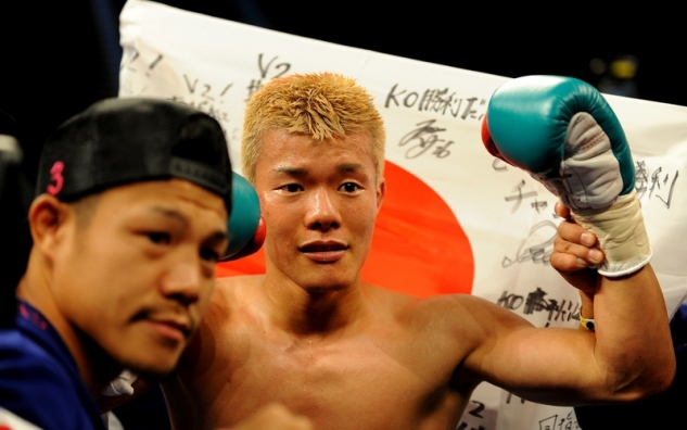 Kameda vs. Sor Singyu / zdroj foto: Boxingscene.com, Sports Yahoo