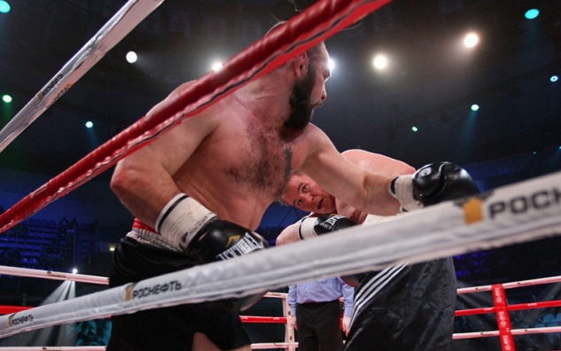 Lebeděv vs. Jones II. / zdroj foto: Boxingscene/Sports.ru