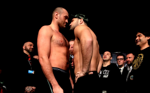Tyson Fury vs. Christian Hammer / zdroj foto: Boxingscene.com
