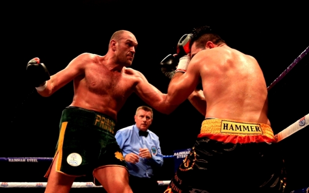 Fury vs. Hammer / zdroj foto: Boxingscene.com