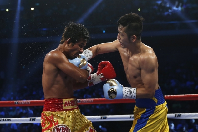 Š'-iming vs. OnesongchaiGym / zdroj foto: Boxingscene.com