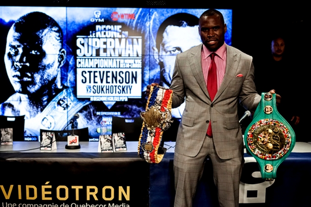Stevenson vs. Šuchotskij tiskovka / zdroj foto: Boxingscene.com