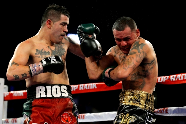 Rios vs. Alvarado / zdroj foto: Ring M., Sports Yahoo